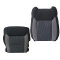 Driver Bottom Top Replacement Cloth Seat Cover Black Graphite Gray For Toyota Tundra 2014 2015 2016 2017 2018 2019 2020 