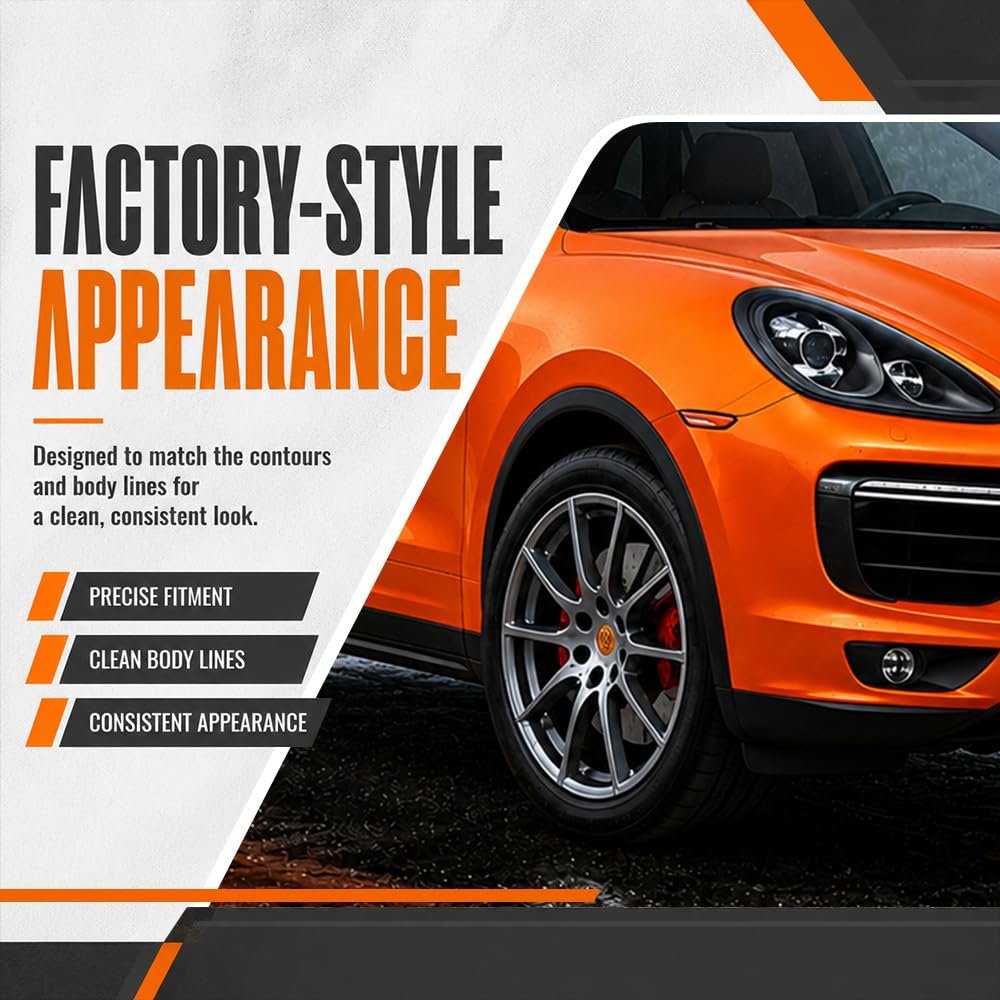 Rear Right Wheel Arch Fender Molding Flare Trim For Porsche Cayenne 2011 2018 Without Off Road Package Black Pp