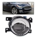 Front Bumper Mounted Fog Light Assembly Replacement For 2015-2017 Infiniti Q50 Qx50 Qx60 Qx80 Driving Lamps Left Driver Side W 