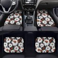 Foruidea Red Ladybug Daisy Front Rear Car Floor Matss Auto 4-pcs Full Set Car Carpet Universal Fit For Suvs Trucks Sedans Vans