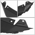 Ho1210155 Front Upper Grille Cover Compatible With Honda Accord 2018-2020 Smooth Black