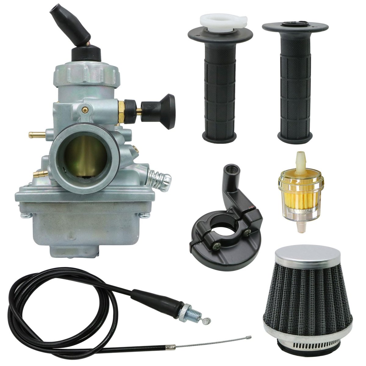 Secos Carburetor With Gaskets Jets Fuel Filter For Kawasaki Kx65 2000-2014 Kx60 1983-2003 Replacement