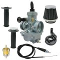 Secos Carburetor With Gaskets Jets Fuel Filter For Kawasaki Kx65 2000-2014 Kx60 1983-2003 Replacement