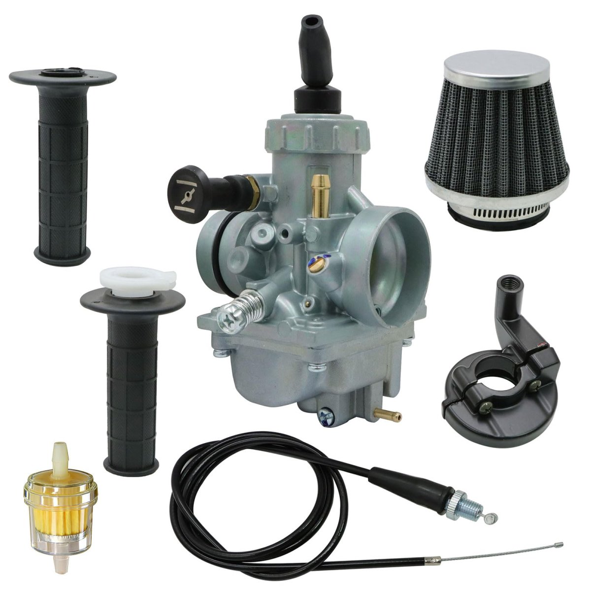 Secos Carburetor With Gaskets Jets Fuel Filter For Kawasaki Kx65 2000-2014 Kx60 1983-2003 Replacement