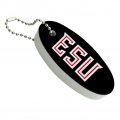 Graphics More East Stroudsburg University Of Pennsylvania Secondary Logo Floating Keychain Oval Foam Fishing Boat Buoy Key