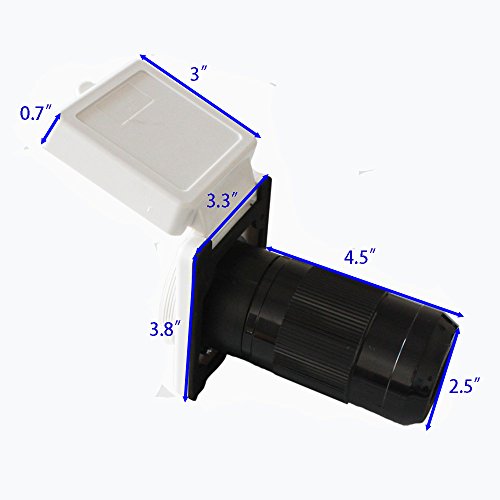 X-haibei Rv 50a 125v 250v Ac Inlet Female Locking Connector Plug W Rain Proof Boot Kit