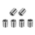 6pcs 10mm 316 Stainless Steel Reducing Nut M10x1 5 Male To M8x1 25 Female 