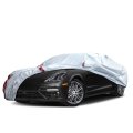 Waterproof Car Cover For 2010 2025 Porsche Panamera 6 Layers All Weather Custom Fit With Cotton Liner Zipper Door And 18 Point 