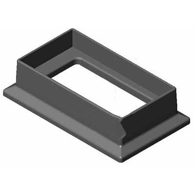 Schurter 4430 0436 Raised Collar 2-pole Ip40 For Ta45 Series Circuit Breakers Rocker Actuated