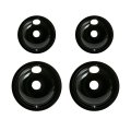 Ge Stove Drip Pans Electric Burner 4 Piece Set 6 And 8 Pan Kit Porcelain Range Replacement Bowls 