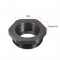 Uxcell Threaded Reducing Bushings Nylon Connector Adaptor M40 Male To M32 Female Thread Black 3 Pcs