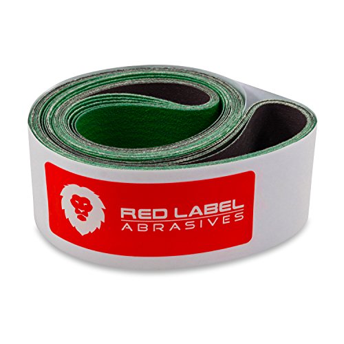 2 X 48 Inch 120 Grit Metal Grinding Ceramic Sanding Belts Extra Long Life 6 Pack
