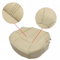 Ecotric Seat Cover Compatible With 2000-2002 Chevrolet Chevy Tahoe Suburban 1500 2500 Light Shale Tan Front Driver Side