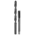 Tap And Drill Bit Set 1pcs M7 5 X 0 Straight Flute Thread Screw 7mm Twist Black Oxide Hss-6542 Tapping Threading Tool Kit 