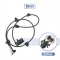 Uxcell Rear Left Abs Wheel Speed Sensor No 89546-0c020 89546-0c010 For Toyota Sequoia Limited Sr5 2001-2007