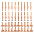 40pcs Sl60 Electrode 9-8215 Tips 9-8211 Nozzle 80a For Thermal Dynamics Sl100 Torch Cutmaster 52 82 152 102 Plasma Cutter 