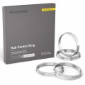 Stancemagic Hubcentric Rings Pack Of 4 64 1mm Id To 70 Od Silver Aluminum Hubrings Only Fits Vehicle Hub And Wheel Centerbore