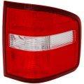 Tail Light Passenger Side For Ford F 150 2004 2009 Flareside Lens And Housing Clear Red Capa Certified Replaces 7l3z13404ba 