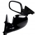 Ocpty Black Driver Side And Passenger View Mirror Smooth With Manual Adjustment Fold Non-heated Compatible For 1994-1997