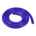 Silicone Vacuum Tubing Hose Line Automotive Engine Air Intake Pipe Blue Id 8mm 4 92ft Length 
