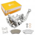 M Mati Rear Left Brake Caliper Ceramic Pads For Honda Big Red 700 Muv700 2009 2010 2011 2012 2013 43150-hl1-a01 06454-hl1-a01