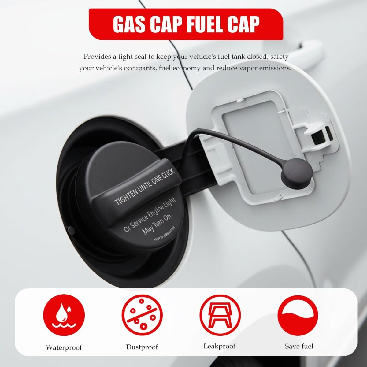 Gt329 Gas Cap Fuel Replacement Fit For 2011-2017 Buick Regal Not E85 Models Replace 23368720 20760816 20870446