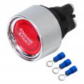 12 Volt 50 Amp Push Button Starter Switch With Ring Terminals Momentary Engine Ignition Red Led To Start For Marine Vehicle