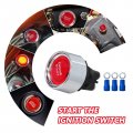 12 Volt 50 Amp Push Button Starter Switch With Ring Terminals Momentary Engine Ignition Red Led To Start For Marine Vehicle