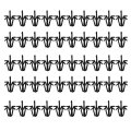90467-12040 9046712040 Grille Retainer Clips 50 Pcs Fit For Toyota 4runner 1989-2002 Pickup 1989-1995 Vicue Latest Version