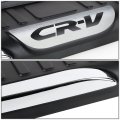 Auto Dynasty Trunk Sill Scuff Plate Rear Bumper Step Protector Guard Compatible With Honda Cr-v 12-14 Textured Black