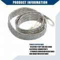 Hihaha Automotive Ground Strap 3pcs 10 X 2 Pcs 13 1 2 Universal Vehicle Grounding Cable Straps With 5 16 Rings Terminal Braided
