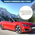 Hihaha Automotive Ground Strap 3pcs 10 X 2 Pcs 13 1 2 Universal Vehicle Grounding Cable Straps With 5 16 Rings Terminal Braided