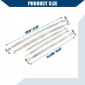 Hihaha Automotive Ground Strap 3pcs 10 X 2 Pcs 13 1 2 Universal Vehicle Grounding Cable Straps With 5 16 Rings Terminal Braided