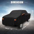 X Autohaux Truck Car Cover For Toyota Tacoma Crew Cab Pickup 2005-2021 Aluminum Film Outdoor Full All Weather Protection With