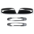 Chrome Mirror Cover And Handle For 2014 2018 Chevy Silverado 1500 Gmc Sierra 2015 2500 Hd 3500 2 Door Not Towing 