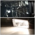 Auto Dynasty Compatible With Chevy Silverado 1500 K2xx Pair Of Bumper Driving Fog Lights Switch Smoked Lens