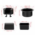 X Autohaux 1 Set Car Tailgate Hinge Pivot Bushing Insert Kit Replacement Black