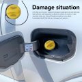 E85 Fuel Gas Cap For Chevy 2007-2011 Avalanche 5 3l Replaces Gt295 And 20915990 Yellow Stainless Steel Tank Filler