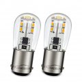 Ruiandsion Ba15d Led Bulb 10-30v Warm White Double Contact Bayonet Base 1076 1142 1176 3014 20smd Interior Light Bulbs