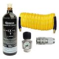 Interstate Pneumatics Wrco2-k2 Co2 Regulator And Paintball Tank Recoil Hose Coupler Kit 