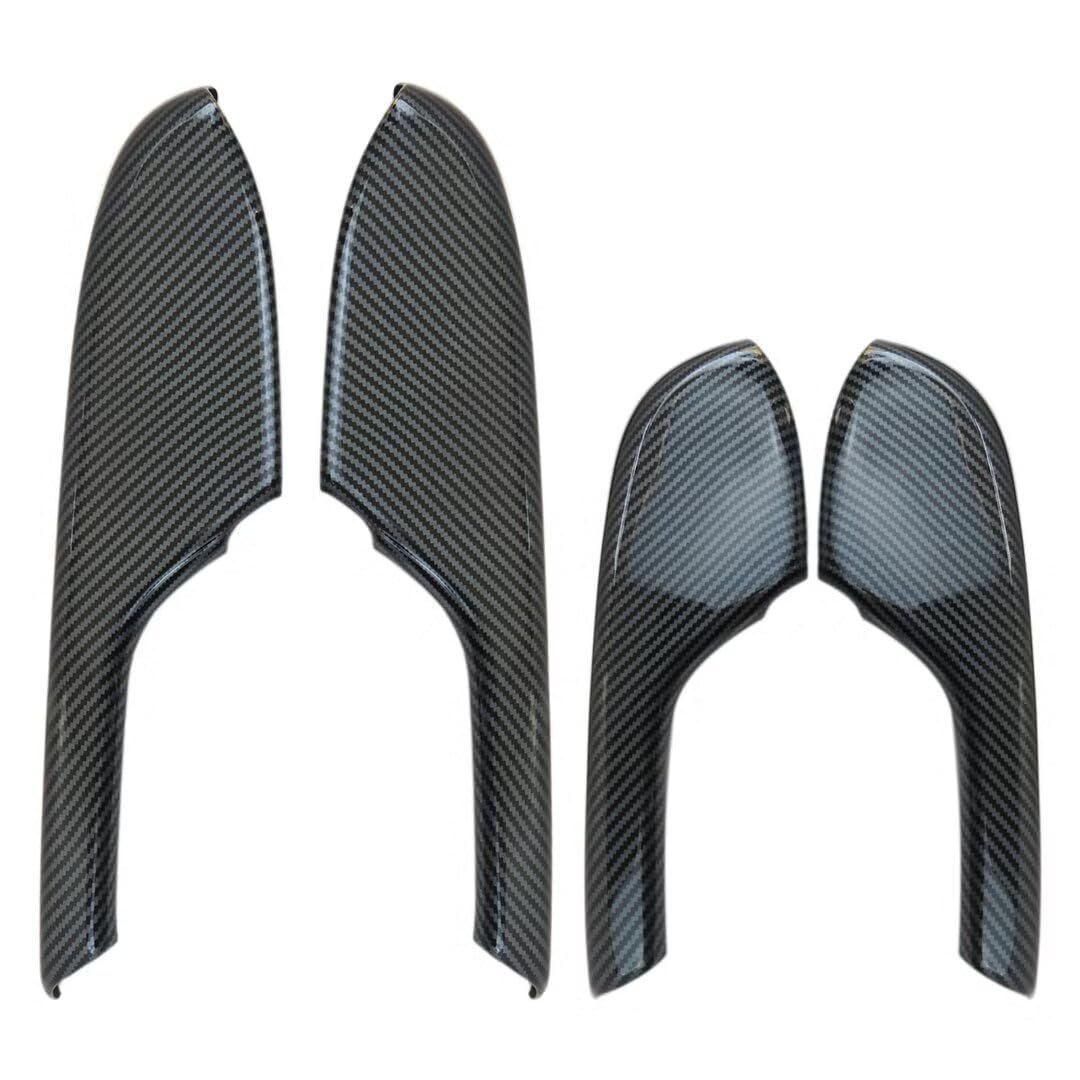 2024 Version 4pcs Door Armrest Interior Panel Trim Cover Carbon Fiber Pattern For 2016 Honda Civic Ex-l Sedan 4-door 1 5l