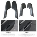 2024 Version 4pcs Door Armrest Interior Panel Trim Cover Carbon Fiber Pattern For 2016 Honda Civic Ex-l Sedan 4-door 1 5l