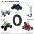 1pz In8-t06 Inner Tube 3 00 50-8 With Bent Valve Stem 00-8 Replacement For Wagons Tractors Wheelbarrow Cart Garden Wheel