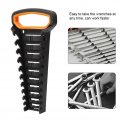 Qiilu Tool Standard Wrench Organizer Sorter Holder Bracket Spanner Storage Tray Socket Wall Mounted Selfa Locking Function 4