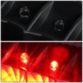 Compatible With Ford F150 Super Duty Styleside Pair Of Led Tail Brake Lights Black Housing Smoked Lens