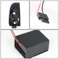 Compatible With Ford F150 Super Duty Styleside Pair Of Led Tail Brake Lights Black Housing Smoked Lens