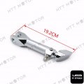 Httmt Ak-014- Motorcycle Aluminum Kickstand Chrome Compatible With S1000rr 10-13 2011 2012 Adjustable