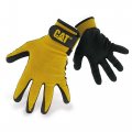 Caterpillar 17416 Nitrile Coated Nylon Shell Gloves Mens X Large Black