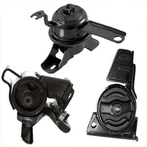 Motor And Transmission Mount 3 Piece Set For 1998 To 2002 Toyota Corolla 1 8l Automatic 4 Speed A7256 A7243 A7259