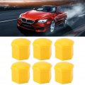 20pcs 19mm Car Wheel Nut Caps Auto Hub Screw Cover Bolt Rims Exterior Protection Yellow